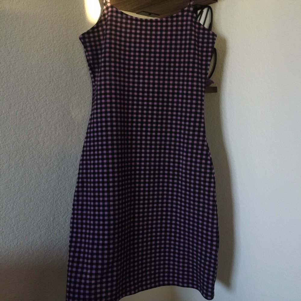purple dress
